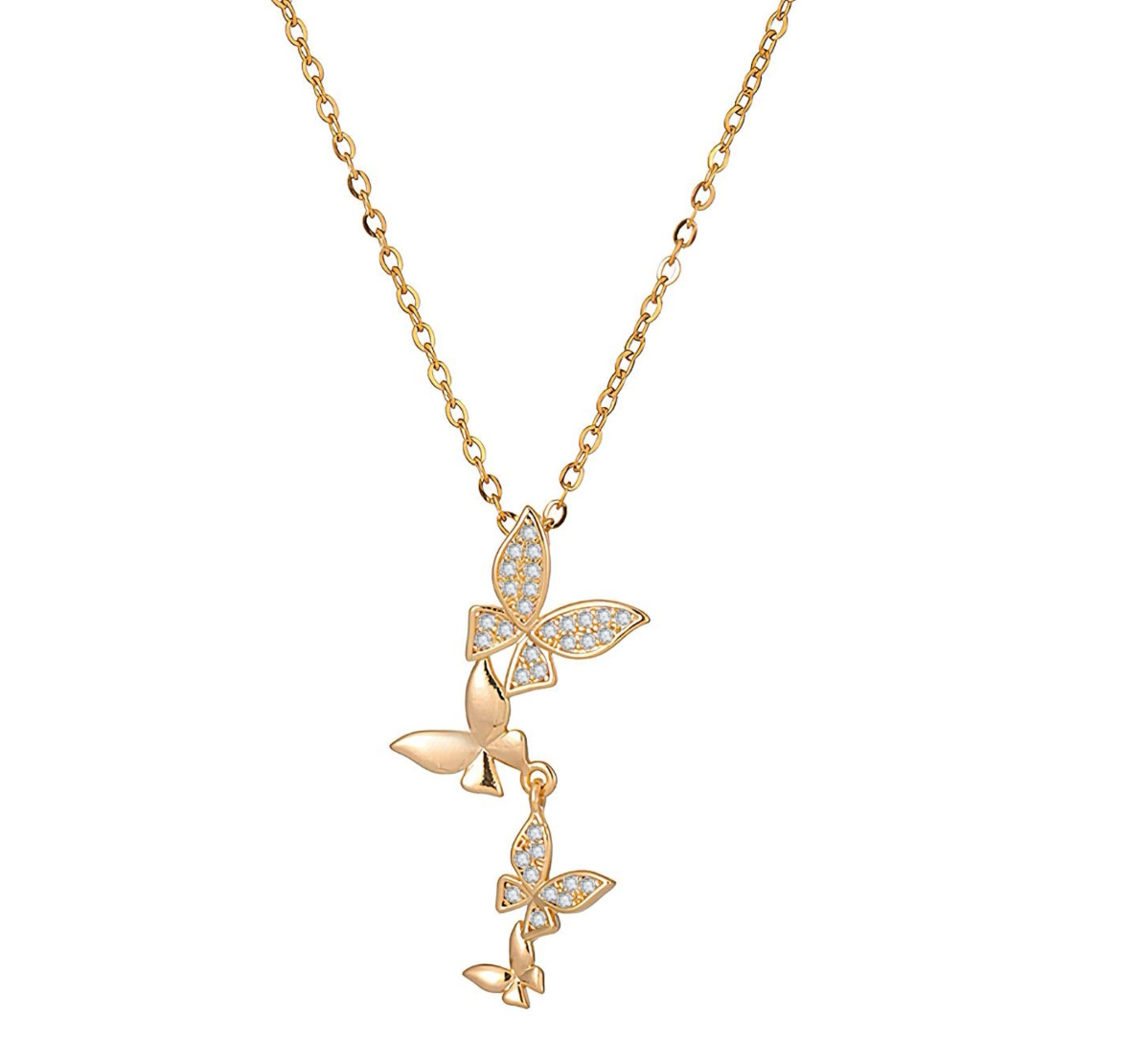 Butterflies necklace
