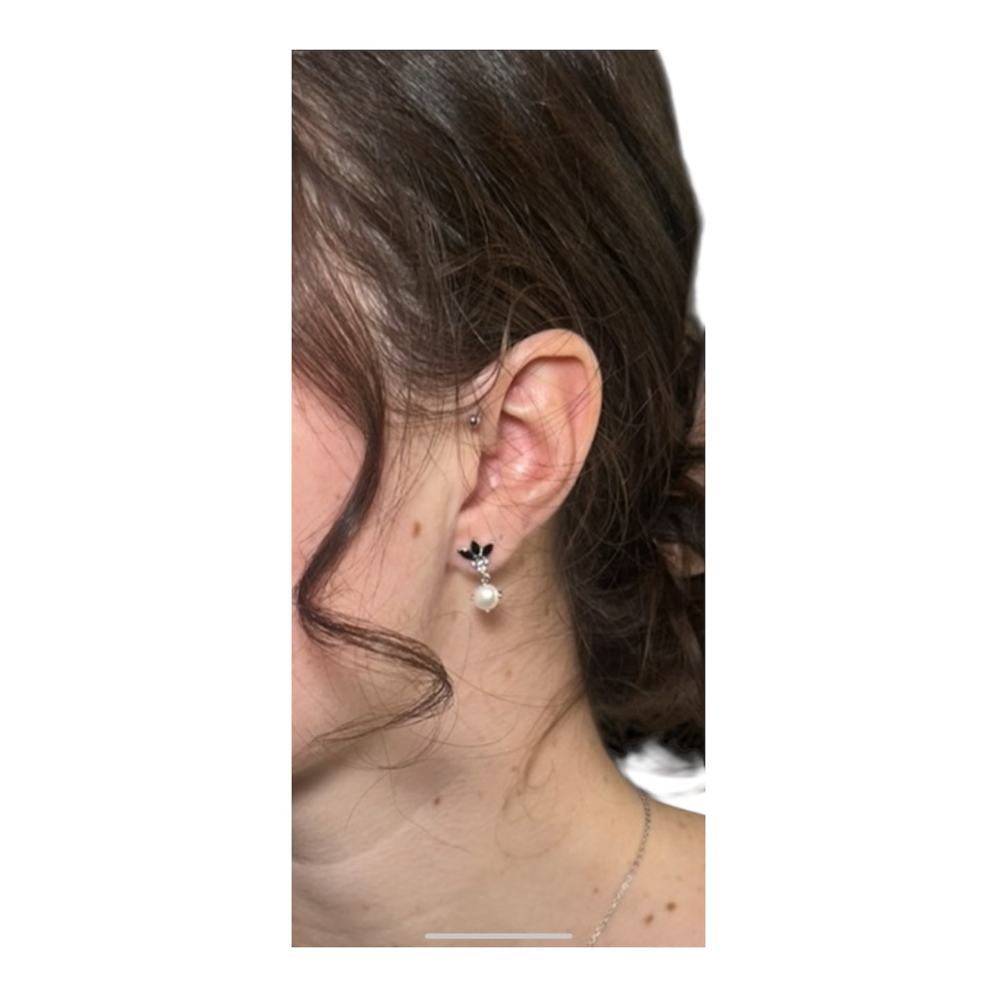 Midnight blossom earrings